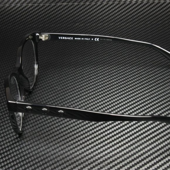 Versace Stunning Blacked Out Eyeglasses! NEW! - Picture 4 of 5